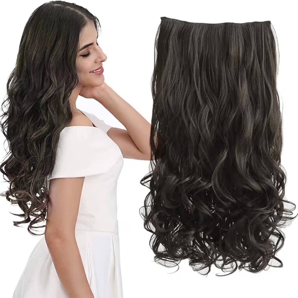 Dark Brown Wavy Hair Extension